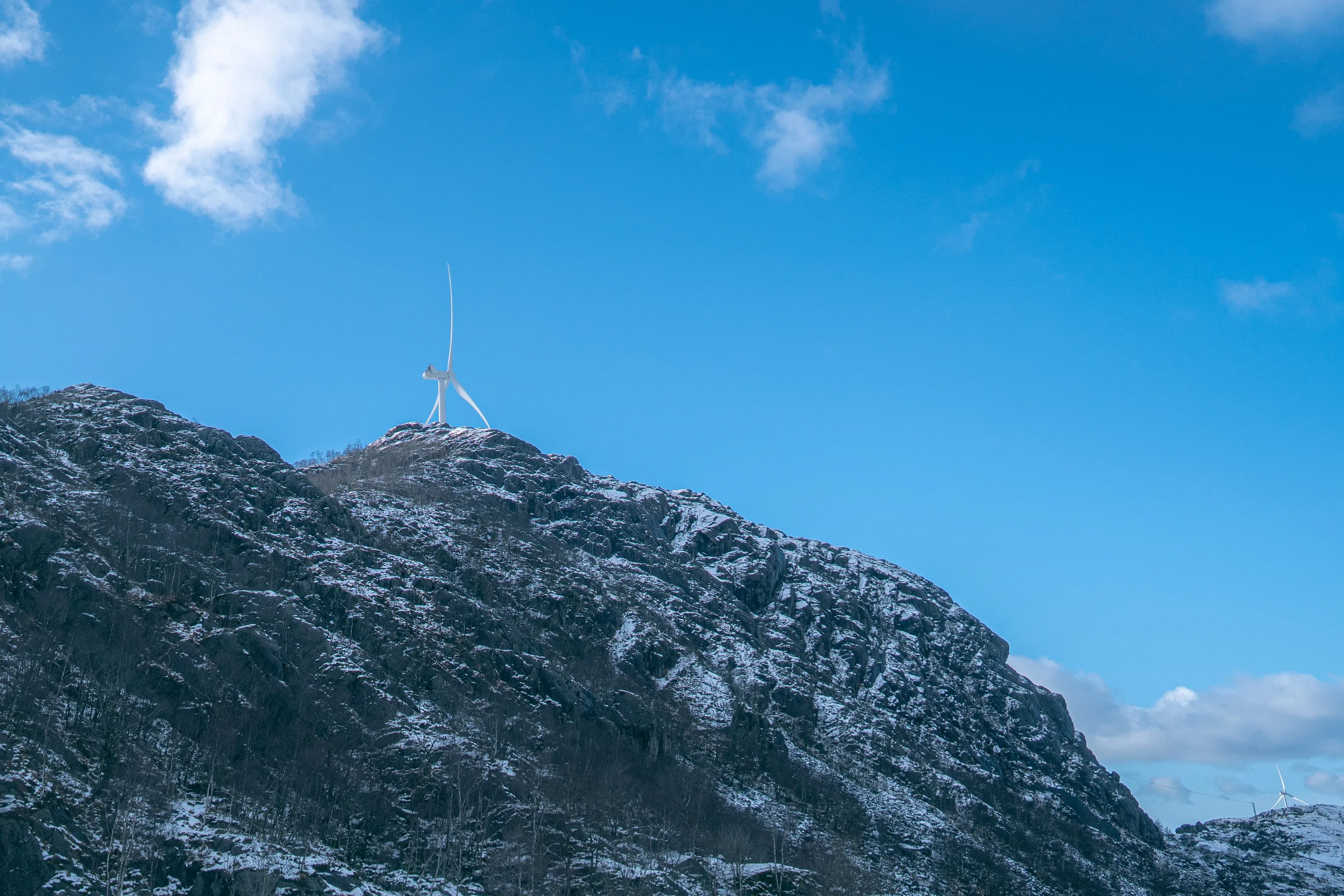 Chase running down the slope